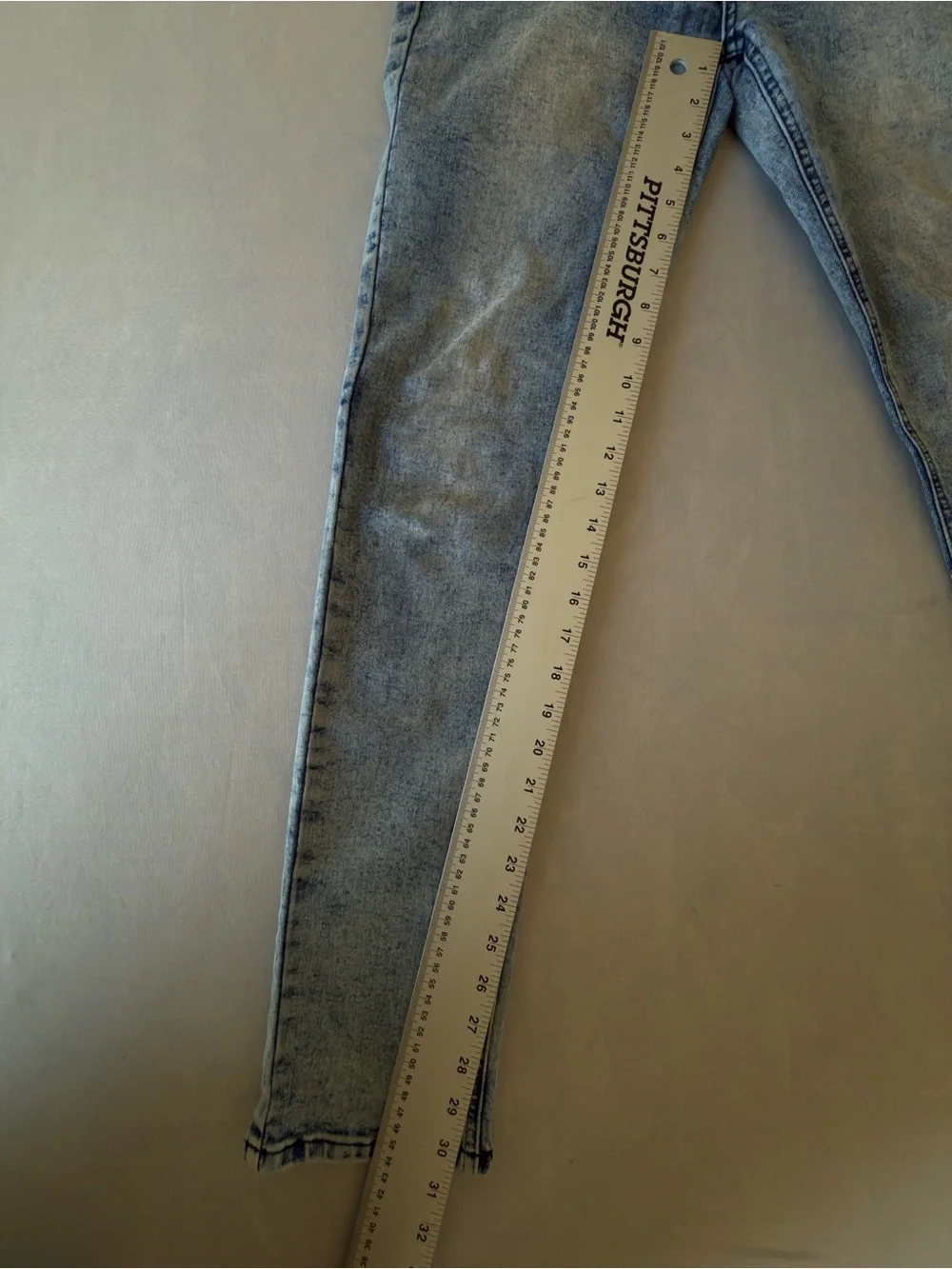 Slim Fit Men's Light Blue Washed Jeans